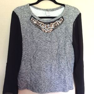 Daytrip Embellished Top! Super Chic. EUC